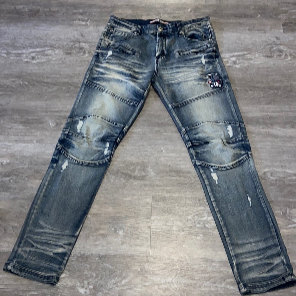BKYS  skinny jeans size 34X32 like new for men